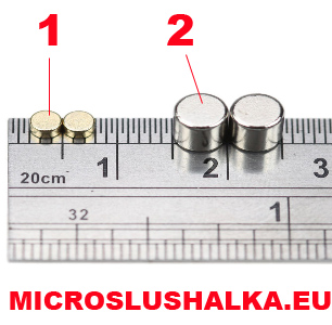магнити за микрослушалка